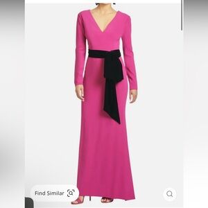 Sachin & Babi Vivian Gown💗 In Pink Topaz Sz 2 MSRP $895